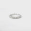 14K White Gold and Princess Diamond Band