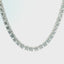 18KT WHITE GOLD ROUND DIAMOND LINE NECKLACE 165-00498