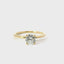 14KT YELLOW GOLD ROUND DIAMOND SOLITAIRE ENGAGEMENT RING 100-04224