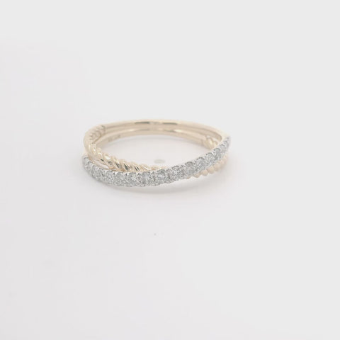 Gold & Natural Diamond Fashion Band