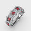 Fana Endless Romance Ruby and Diamond Wave Ring