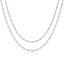KWIAT Round and Emerald Diamond Strings Station Necklace N-9500-0-DIA-PLAT