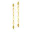 MIDAS 14k Yellow Gold Marquise Link Dangle Earrings MF031509