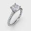Fana Delicate Classic Engagement Ring with Delicate Side Detail 3818