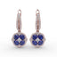FANA Sapphire and Diamond Cluster Drop Earrings ER1576S