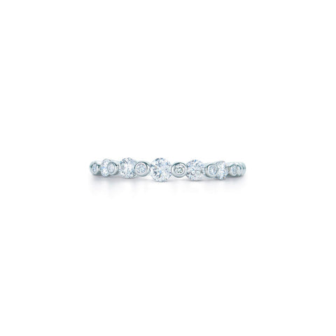 KWIAT Lyric Half Circle Ring with Diamonds R-14575-0-DIA-18KW