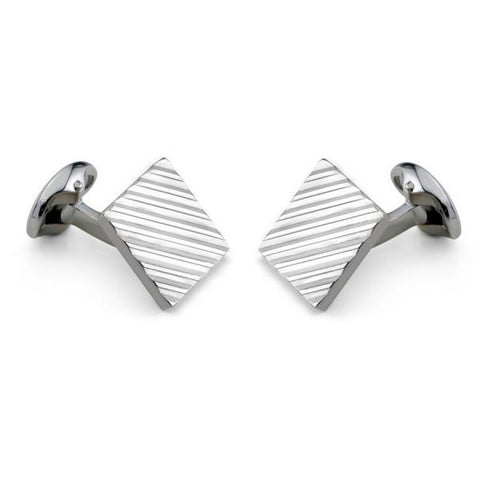 Deakin & Francis Silver Square Cufflinks - Chalmers Jewelers