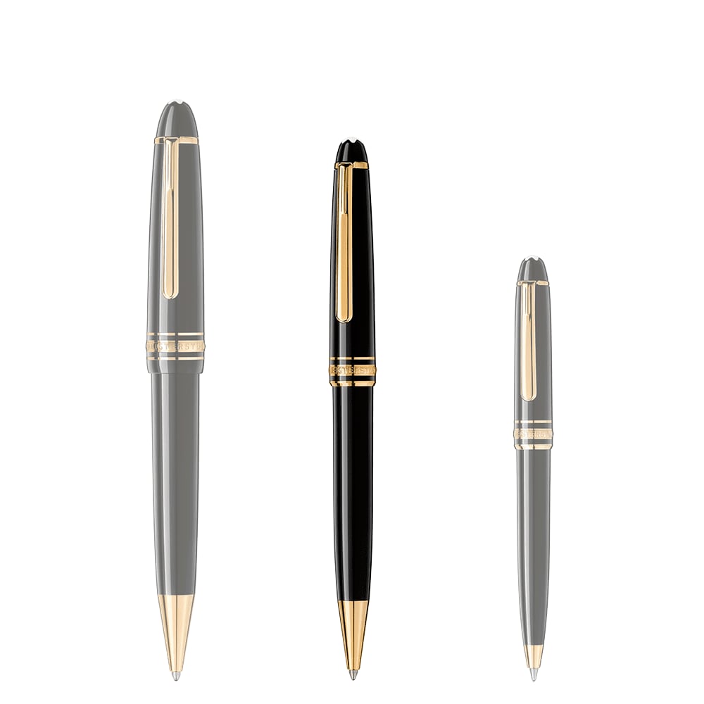 Montblanc meisterstuck black ballpoint pen 10883 sales