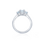 KWIAT ASHOKA Diamond Engagement Three Stone Ring F-17261AK-0-DIA-PLAT