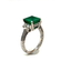 18k Couture Emerald and Diamond Ring