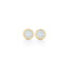 KWIAT Sunburst Round Diamond Stud Earrings E-2181-20-DIA-18KY