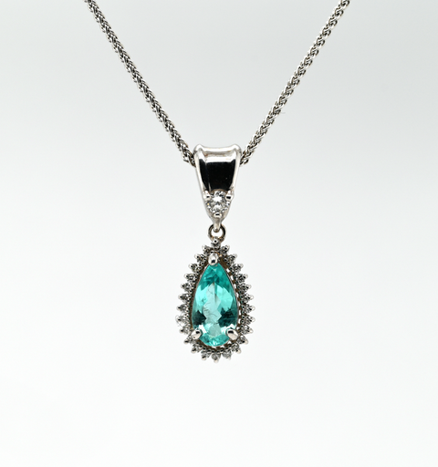 0.75ct Paraiba Tourmaline Custom Pendant – Chalmers Jewelers