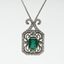 1.24ct Emerald & Diamond Pendant