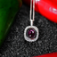 4.22CT Sapphire and Diamond Custom Pendant