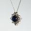 3.53CT Sapphire and Diamond Custom Pendant