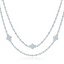 KWIAT Diamond Strings Quads Necklace N-DIASTRQUAD16-GROUP-18KW
