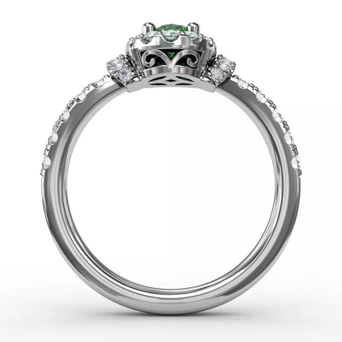 Fana Pure Perfection Emerald and Diamond Ring