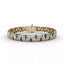 Fana Wave Sapphire and Diamond Bracelet 1492
