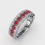 FANA Ruby and Diamond Ring R1523R