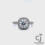 2.12ctw FOREVERMARK / Douglas Elliot Diamond Engagement Ring