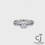 0.69ctw Princess Natural Diamond Engagement Ring