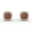 FANA Ruby and Diamond Stud Earrings ER1479R