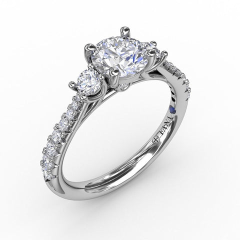 Fana Classic Three Stone Engagement Ring S3147