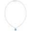 KWIAT Argyle Collection Aquamarine and Diamond Necklace N-28688-0-AQUDIA-18KW