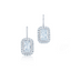 KWIAT Ashoka Diamond Earrings with Halos E-2380-GROUP-18KW