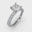 Fana Diamond Engagement Ring with a Delicate Milgrain Edge 3037
