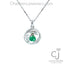 0.51ct Emerald & Diamond Pendant