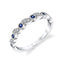 Blue Sapphire Gemstone Wedding Band B0018-BS - Chalmers Jewelers