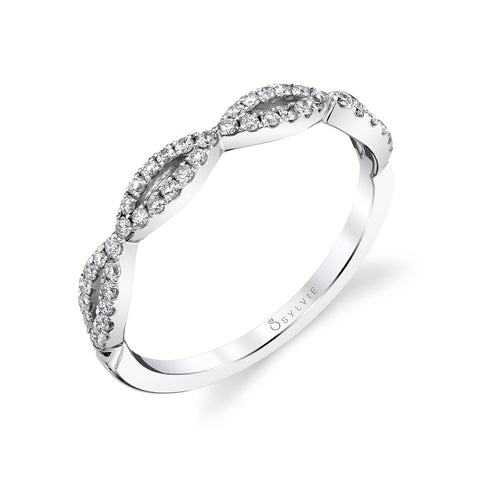 Stackable Wedding Band B0075-WG - Chalmers Jewelers