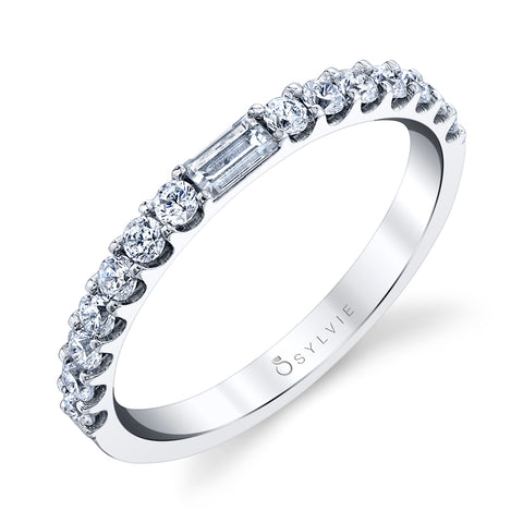 Stackable Wedding Band B0085-WG - Chalmers Jewelers