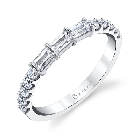Stackable Wedding Band B0087-WG - Chalmers Jewelers