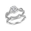 John Bagley Classic Engagement Ring With Twisting Band #295529 - Chalmers Jewelers