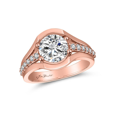 John Bagley Classic Diamond Engagement Ring #301597 - Chalmers Jewelers