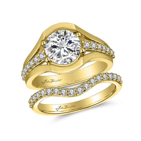 John Bagley Classic Diamond Engagement Ring #301597 - Chalmers Jewelers