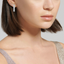 KWIAT Sunburst Hoop Diamond Earrings E-2217-0-DIA-18KW
