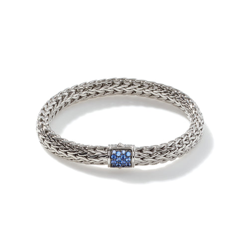 John Hardy Classic Chain Bracelet with Blue Sapphire BBS90409BSP