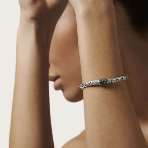 Tiga Chain Bracelet with Black Sapphire - Chalmers Jewelers