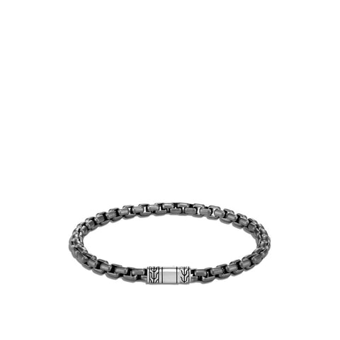 Blackened Box Chain Bracelet - Chalmers Jewelers