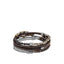 John Hardy Leather Wrap Bracelet, Smoky Quartz, Tiger Iron BMZS90470