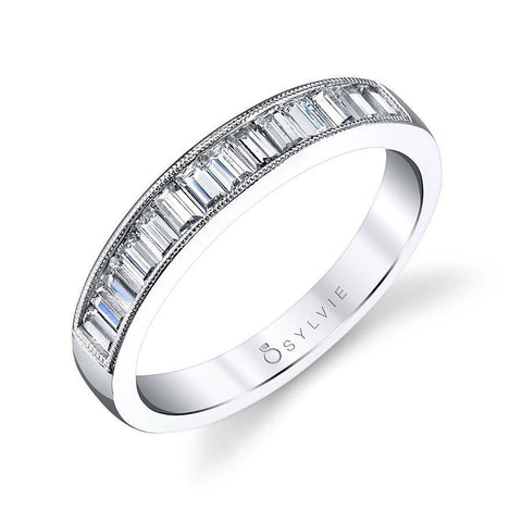 Baguette Wedding Band BS1114 - Chalmers Jewelers