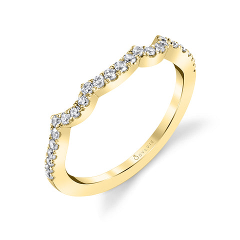 Sylvie Curved Wedding Band BS1914