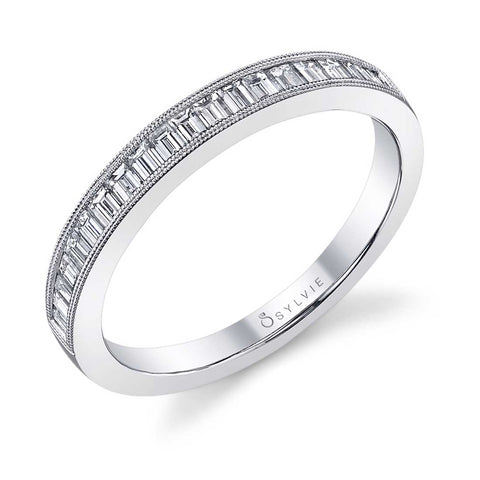 Baguette Wedding Band BSY711 - Chalmers Jewelers