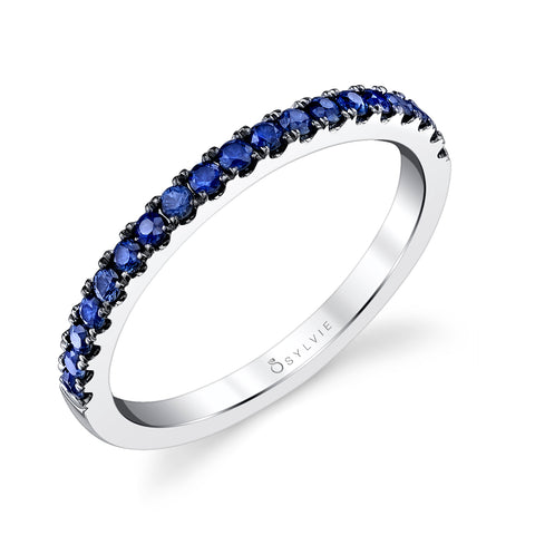 Classic Blue Sapphire Wedding Band B4006-BS - Chalmers Jewelers