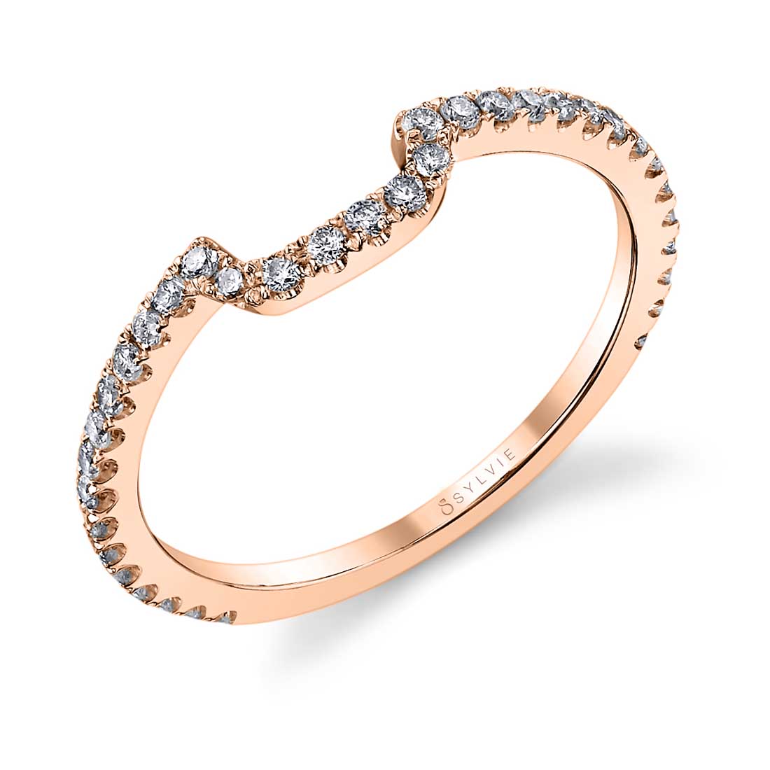 Levian curved wedding deals band