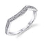 Curved Wedding Band With Milgrain Accents BSY429 - Chalmers Jewelers