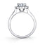 Cushion Cut Engagement Ring SY756 - Chalmers Jewelers
